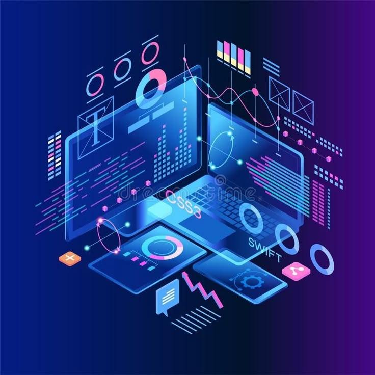 Mobile app development process showing collaborative team environment